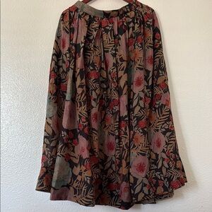 Promesa Black Floral Skirt